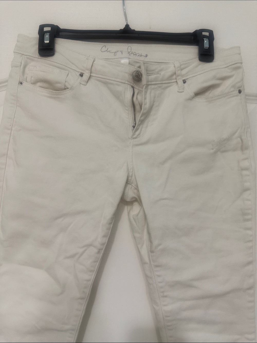Chip & Pepper Cream Ankle Low cut Skinny Jeans